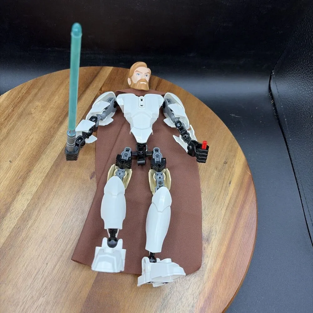 Lot Of 2 LEGO Star Wars Darth Vader Obi-Wan Buildable Figures 75109 75111